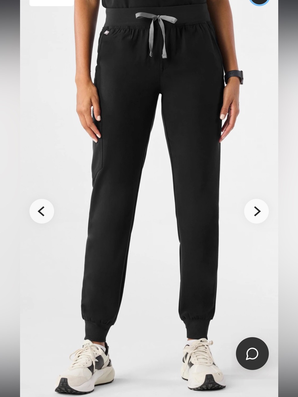 Figs Zamora Jogger Scrub Pant Black Size Small petite